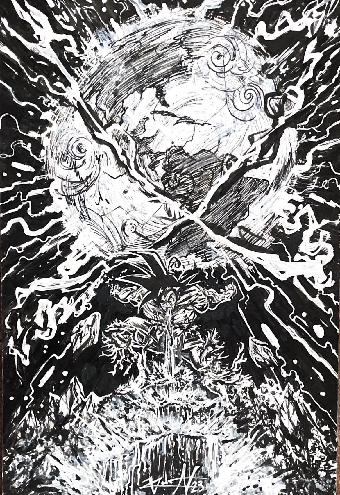 Jimmy Kucaj - Goku- Fan art