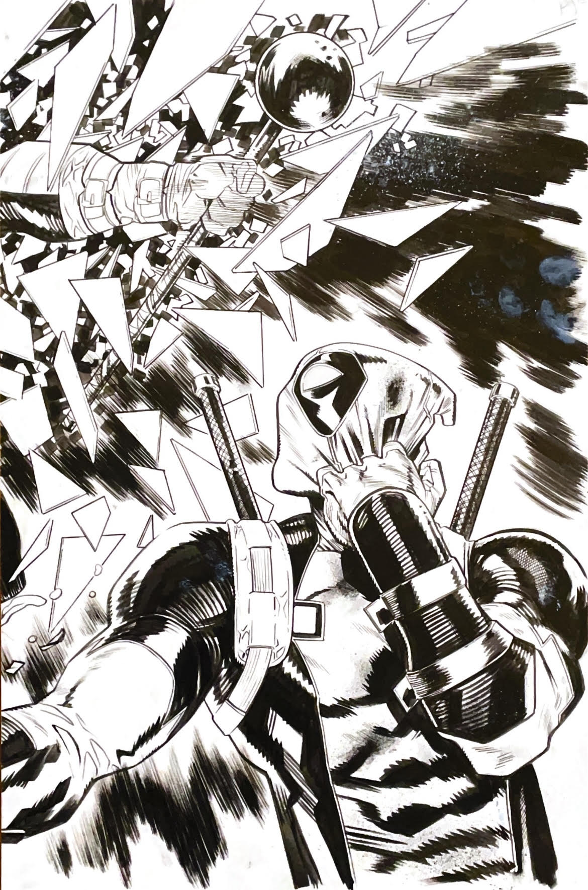 Scott Hepburn -DEADPOOL # 10 -Double Page Spread 12-13