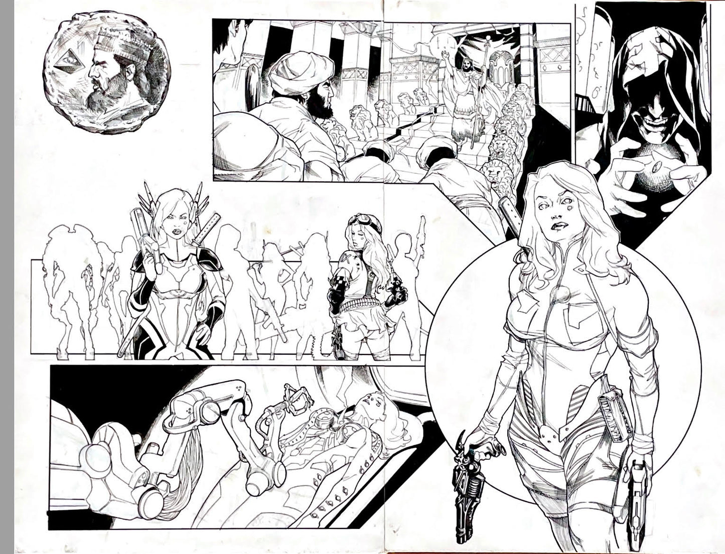 Kalman Andrasofszky -Artifacts #7 Double page spread