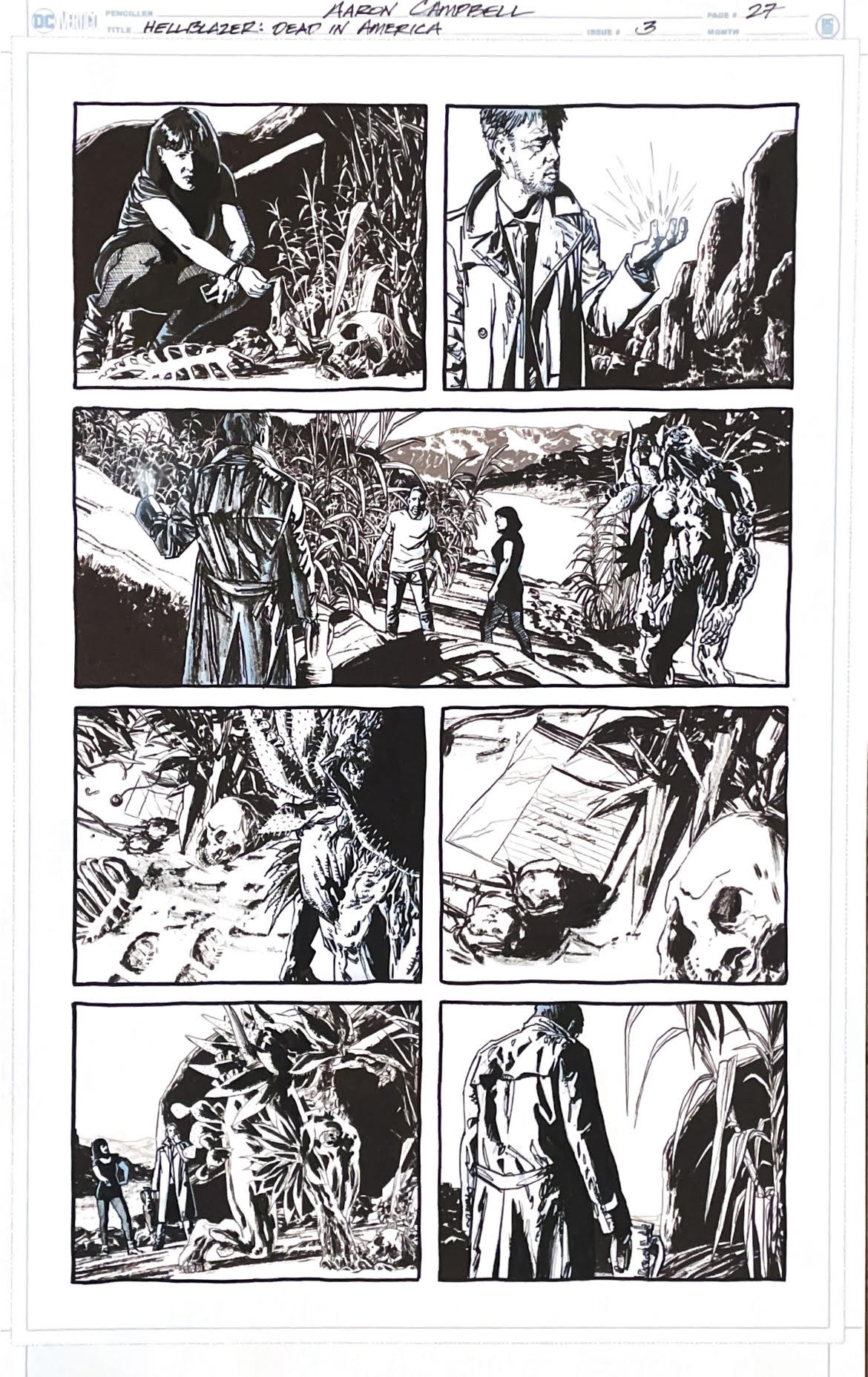 Aaron Campbell - Hellblazer: Dead in America Issue 3 - Page # 27