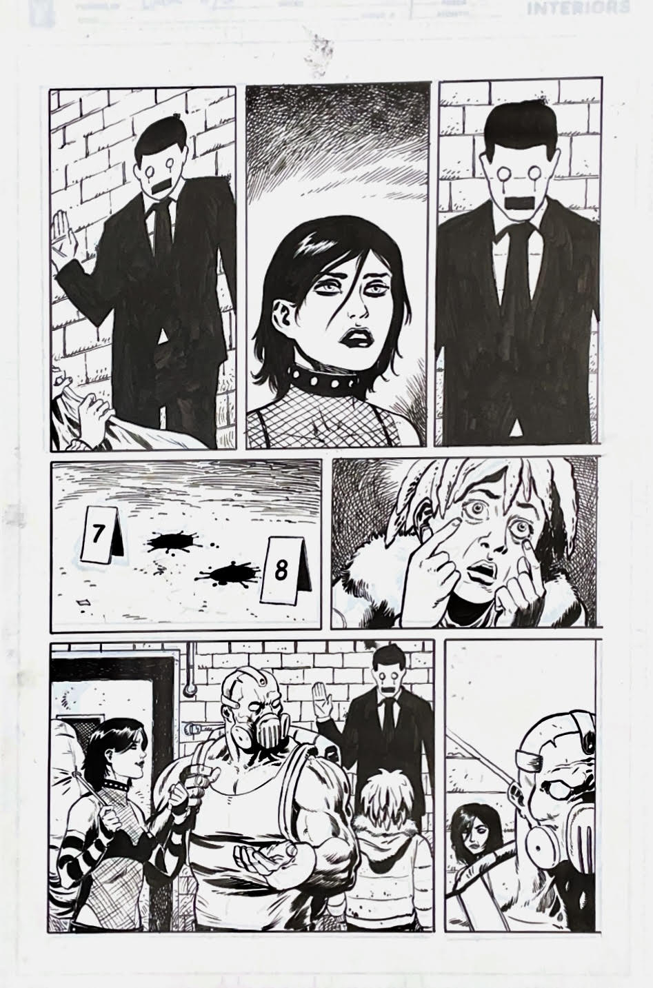 Jim Terry - The Crow VS Hack/Slash #1- P5. Pencils by Tim Seeley, inks by Jim Terry