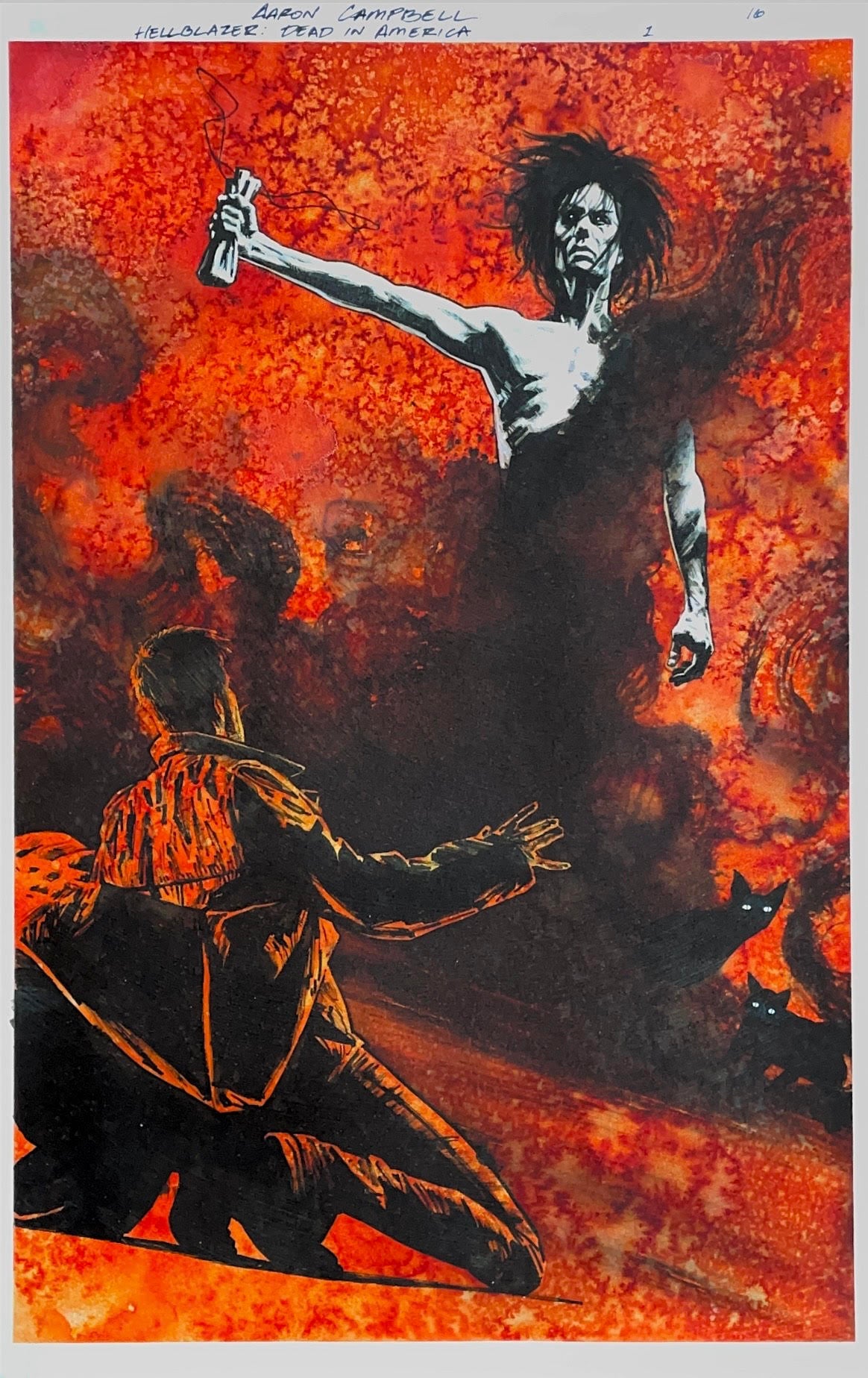 Aaron Campbell - Hellblazer: Dead in America Issue 1 - Page #16