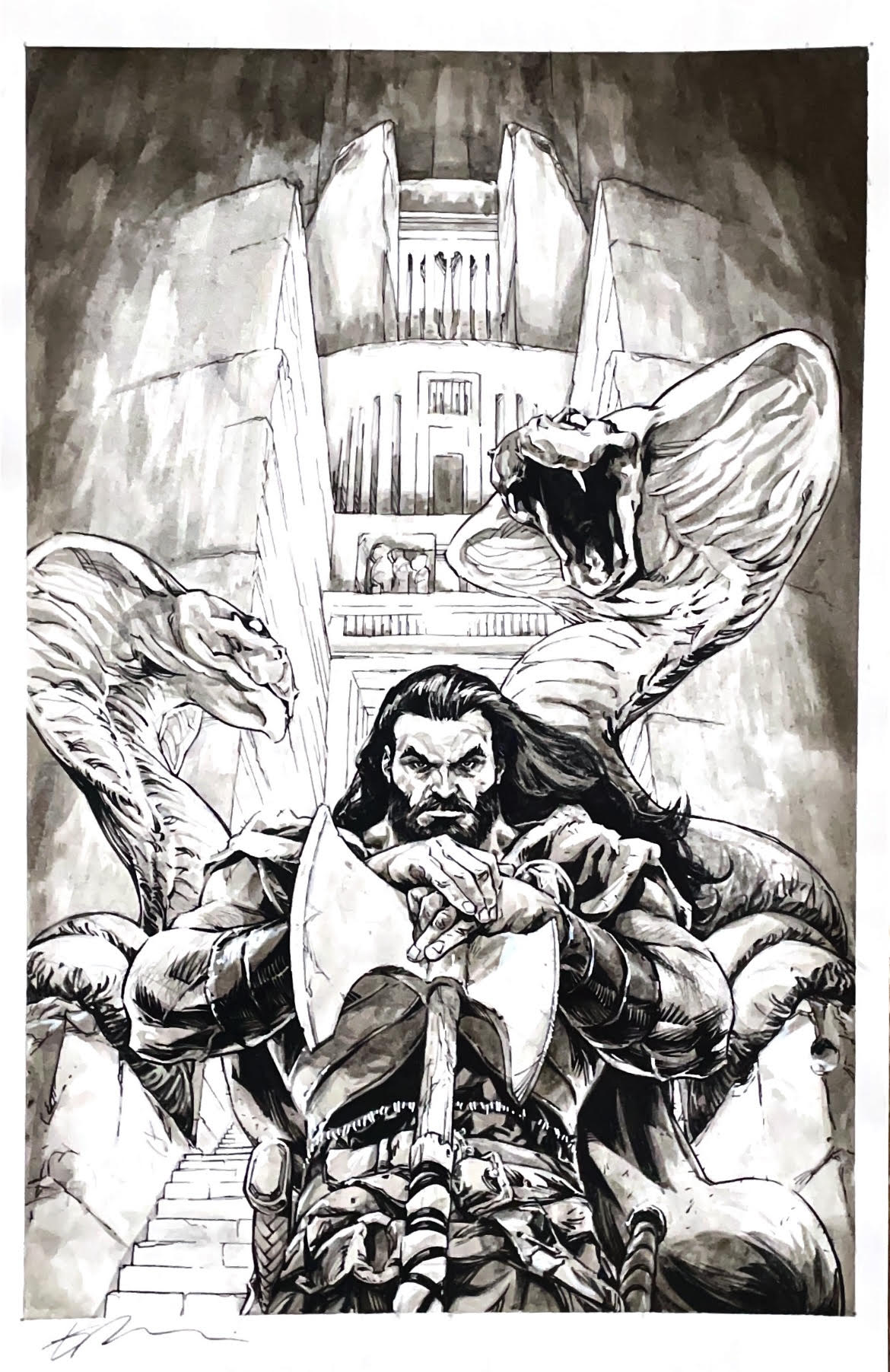 Kalman Andrasofszky - The Cimmerian - Hour of the Dragon #3 Variant cover
