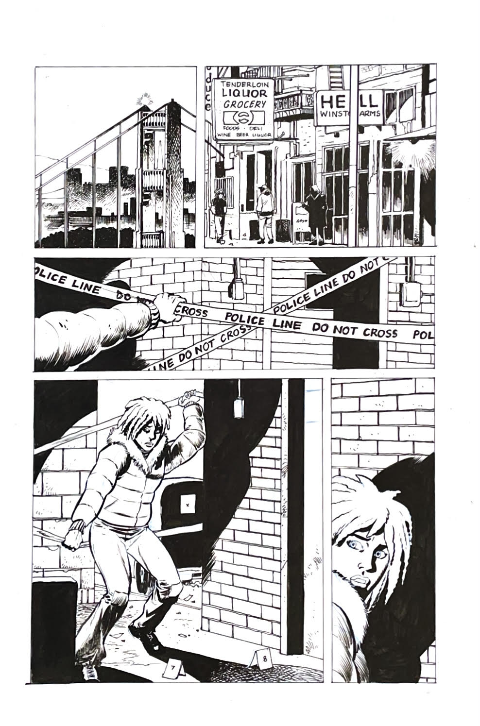 Jim Terry - The Crow us Hack/Slash #1- P3