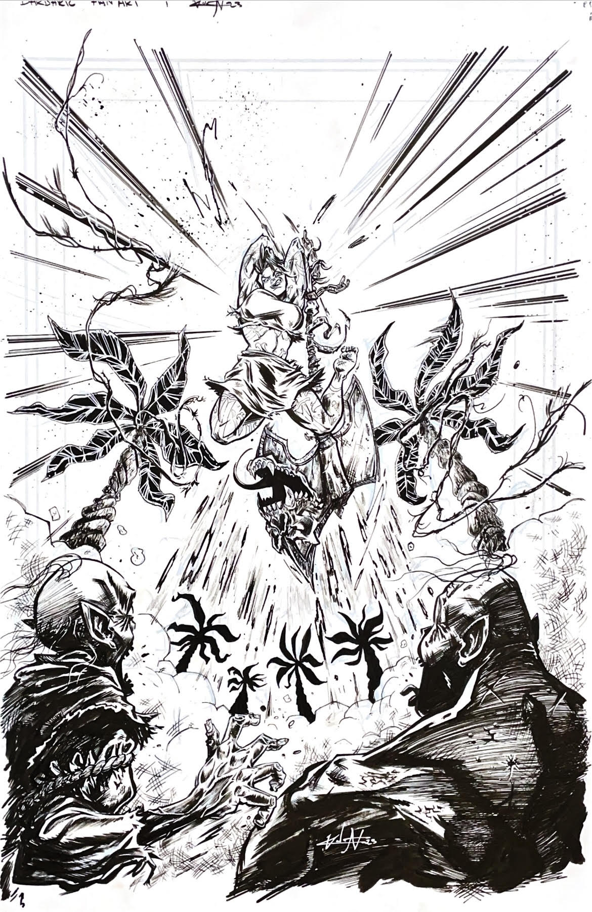 Jimmy Kucaj - Barbaric - Fan art / Pin-up