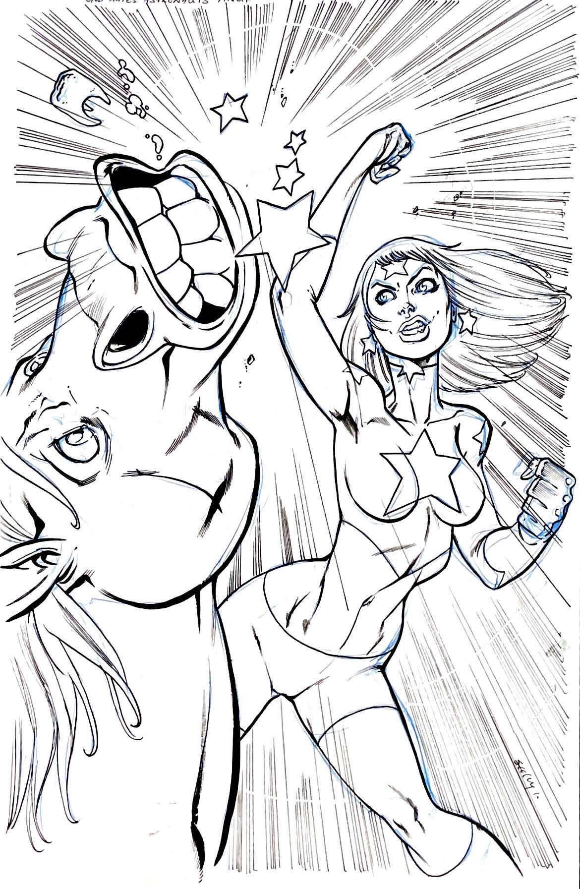 Tim Seeley - God Hates Astronauts / Pin-up