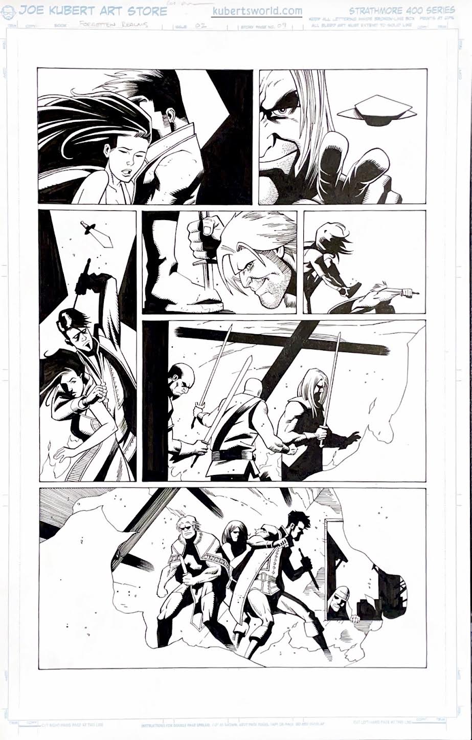 Lee Ferguson: The Forgotten Realms in "Dungeons & Dragons: Issue #2 - Page 9 - Pencils by Lee Ferguson, inks by  Sal Buscema