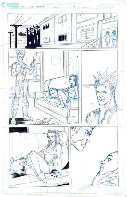 Tim Seeley - HACK / SLASH - Annual  Issue #1 Page # 3