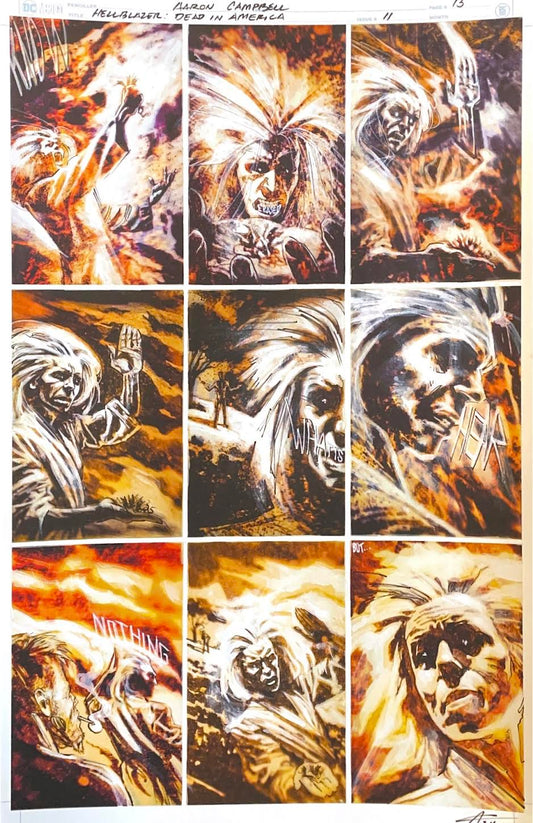Aaron Campbell - Hellblazer : Dead in America Issue 11 -  Page # 13