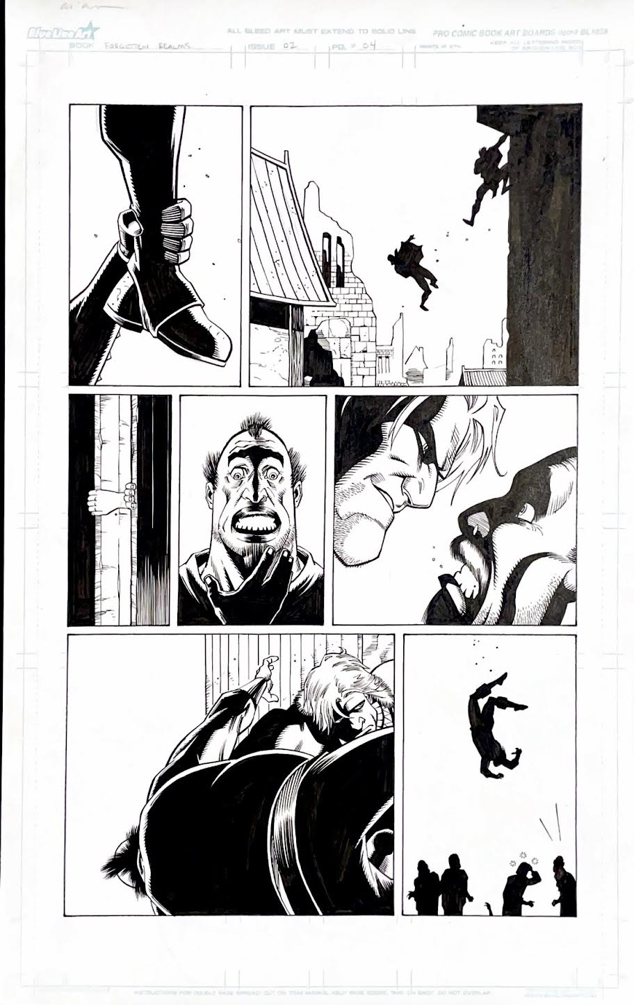 Lee Ferguson: The Forgotten Realms in "Dungeons & Dragons: Issue #2 - Page 4- Pencils by Lee Ferguson, inks by  Sal Buscema