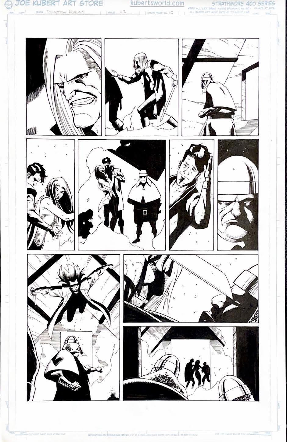 Lee Ferguson: The Forgotten Realms in "Dungeons & Dragons: Issue #2 - Page 10 - Pencils by Lee Ferguson, inks by Sal Buscema
