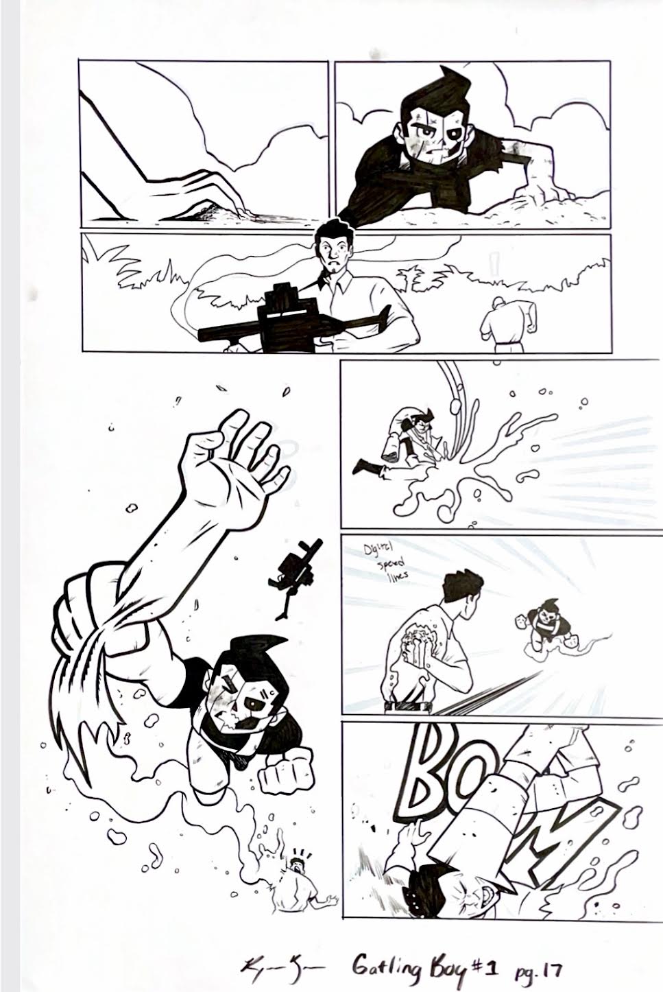 Raymar Brunson - GATLING BOY - Issue#1 Page#17