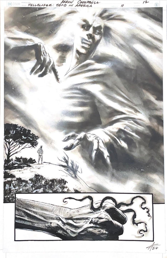 Aaron Campbell - Hellblazer : Dead in America Issue 11 -  Page # 12