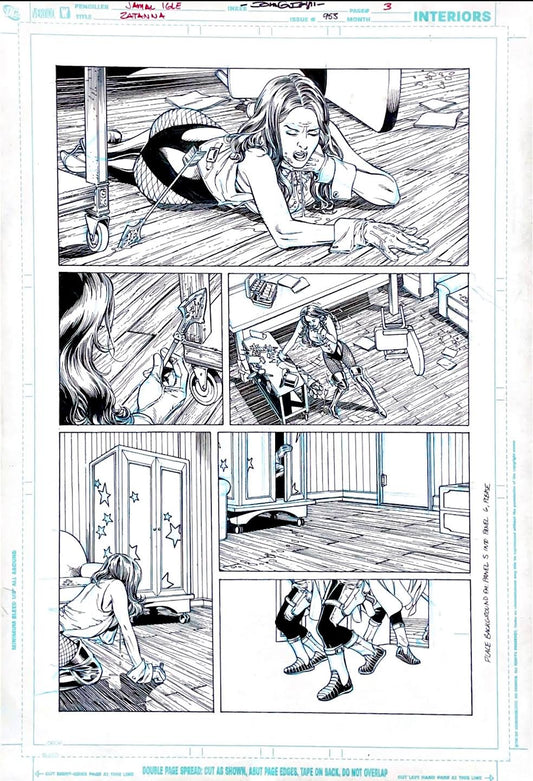 Jamal Igle- ZATANNA Issue 953 -  Page 3 Pencils by Jamal Igle, inks by John Sibal