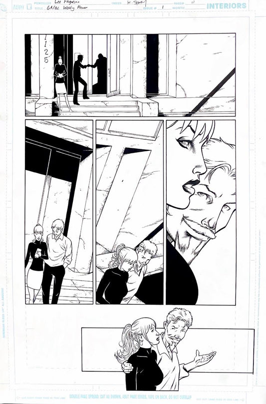 Lee Ferguson:  GA/ Black Canary, Wedding Planer: Issue #1 - Page 11- Pencils by Lee Ferguson, inks by Karl Story