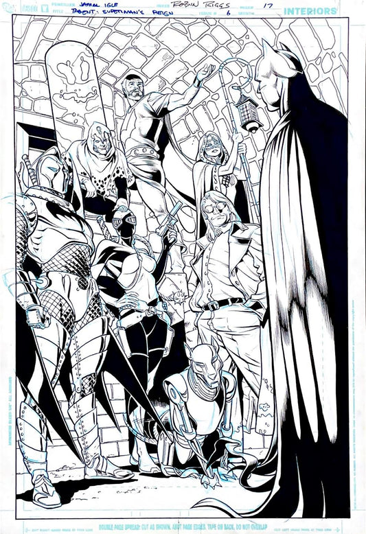Jamal Igle- Tangent: Superman's Reign  - Issue 6 - Page 17 Pencils by Jamal Igle, inks by Robin Giggs