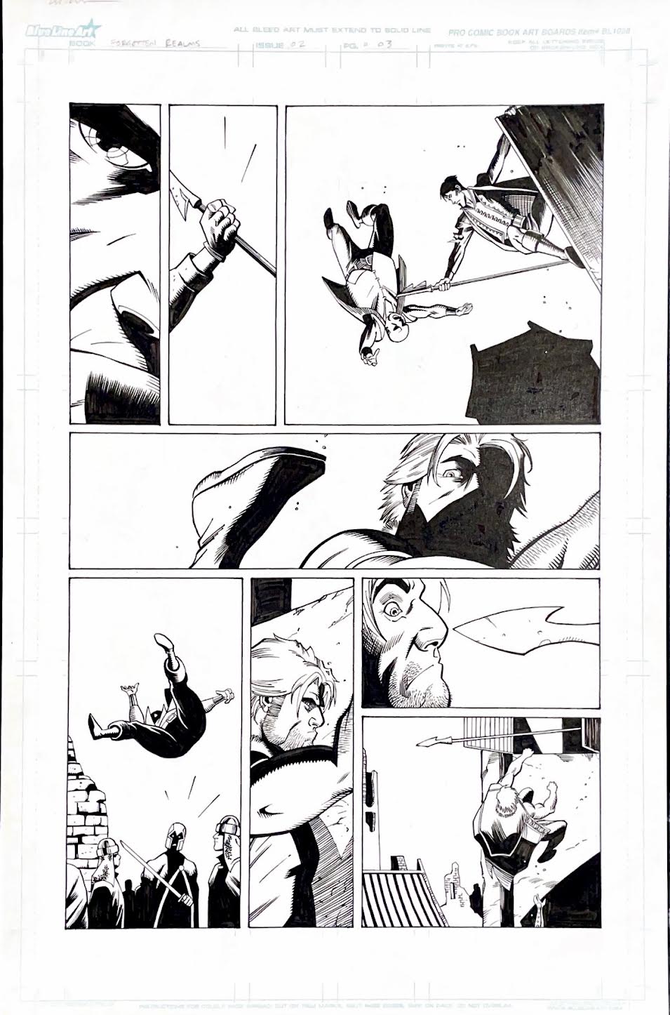 Lee Ferguson: The Forgotten Realms in "Dungeons & Dragons: Issue #2 - Page 3- Pencils by Lee Ferguson, inks by Sal Buscema