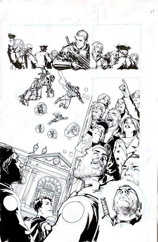 Gene Ha -Justice League - Issue # 7 Page # 3