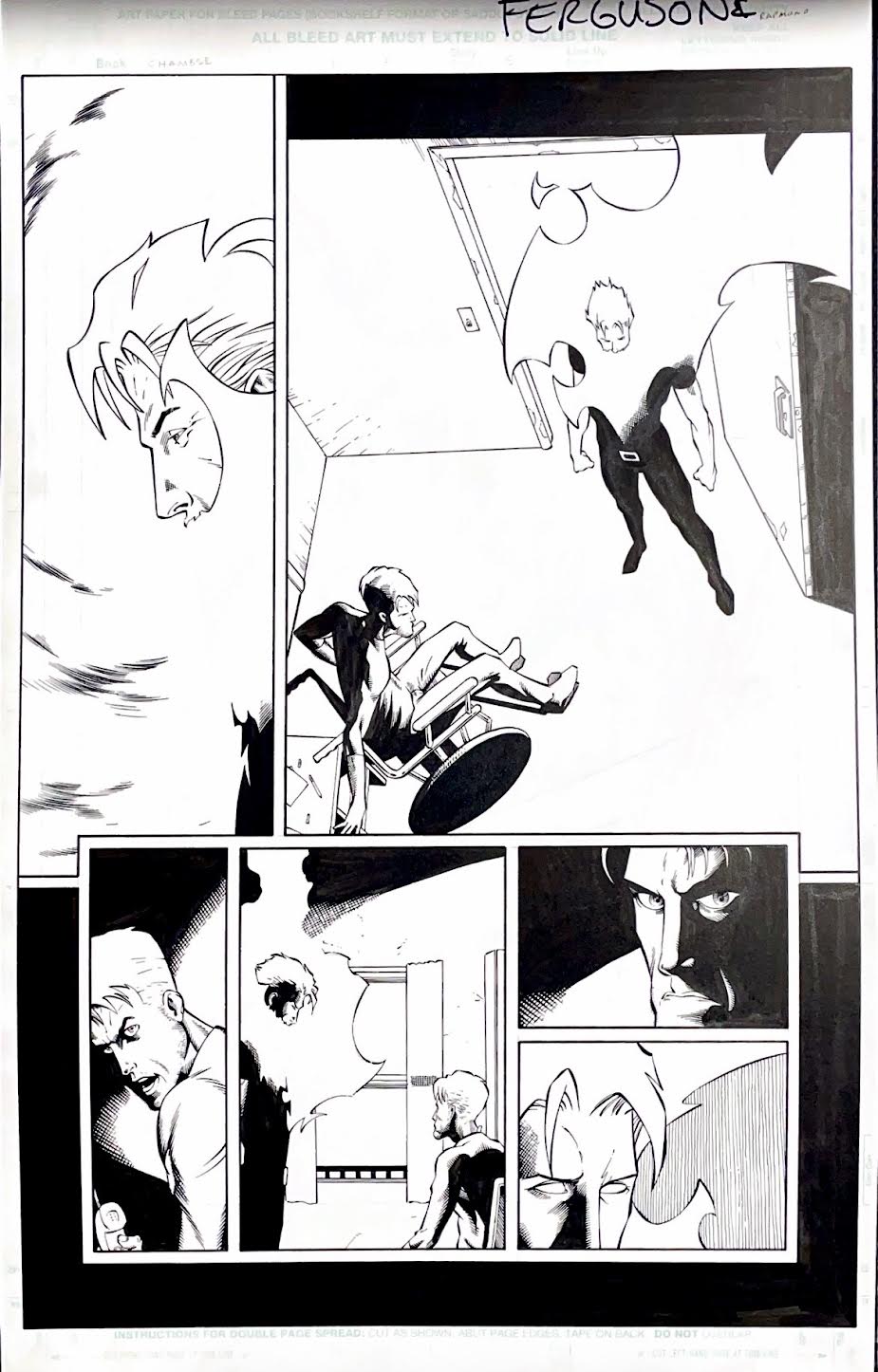 Lee Ferguson: X- Men/ Chamber Issue #4 - Page 5 - Pencils by Lee Ferguson, inks by Norm Rapmund