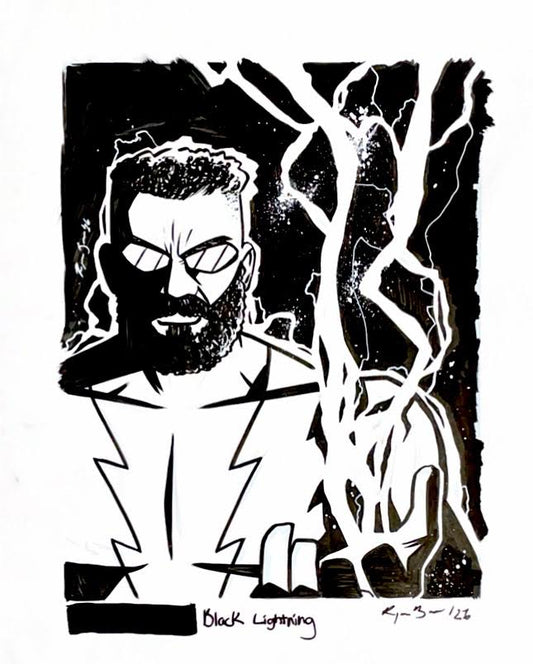 Raymar Brunson - Black Lightning - Pin-UP / Fan Art