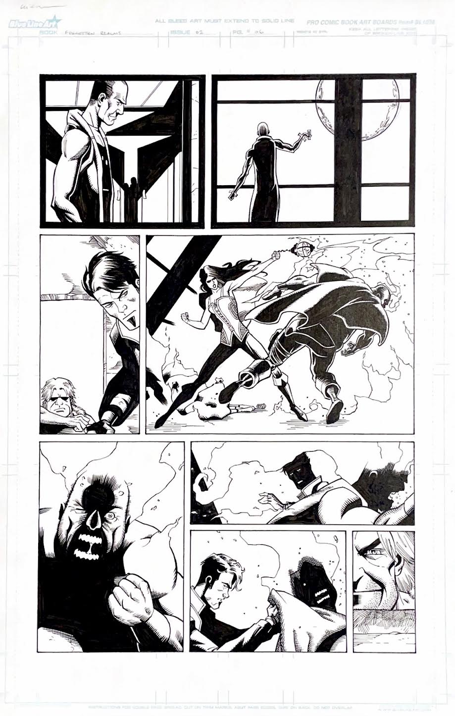 Lee Ferguson: The Forgotten Realms in "Dungeons & Dragons: Issue #2 - Page 6 - Pencils by Lee Ferguson, inks by  Sal Buscema