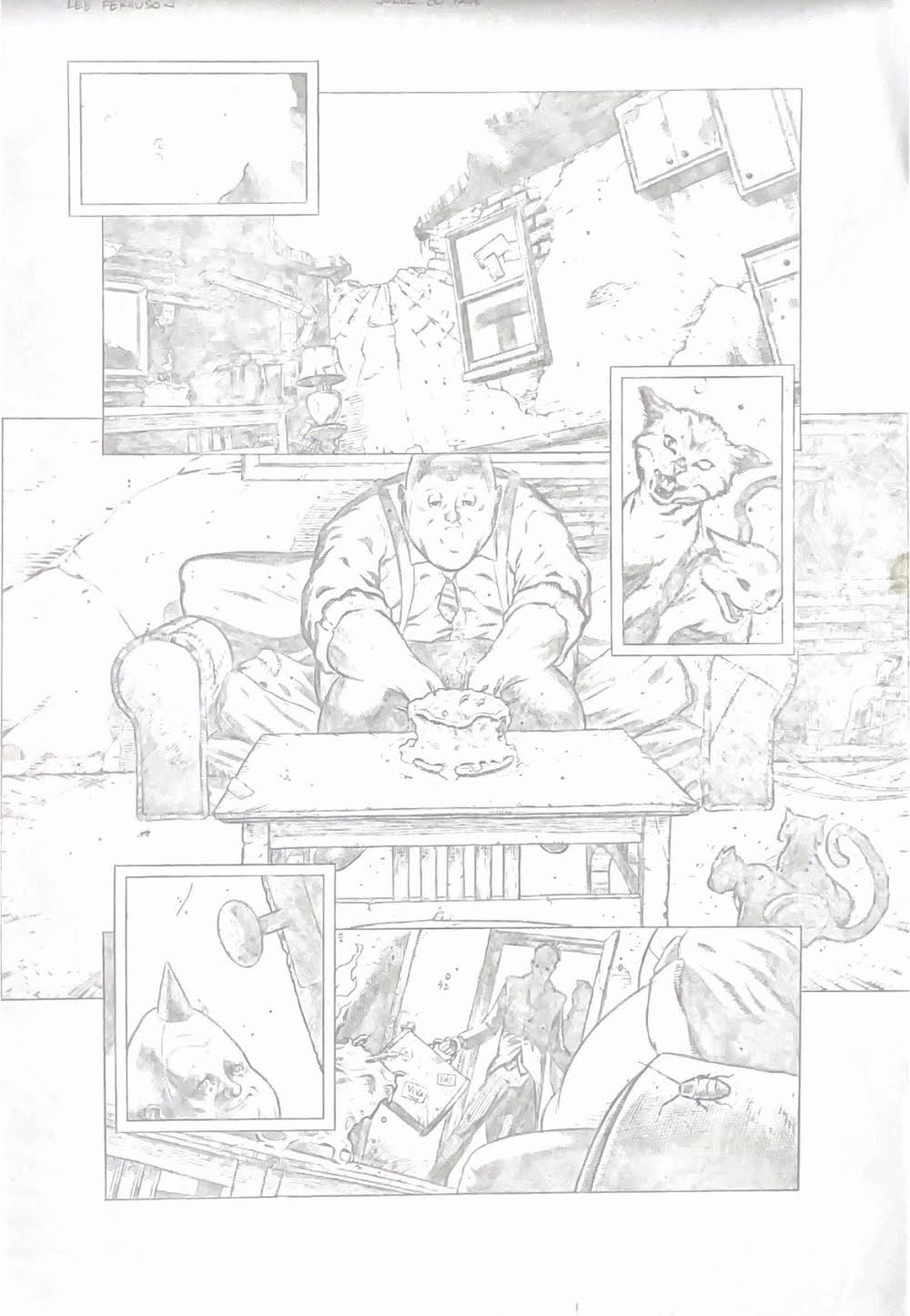 Lee Ferguson:  Batman 80 Page Giant 2010 comic - Joker: Page 1