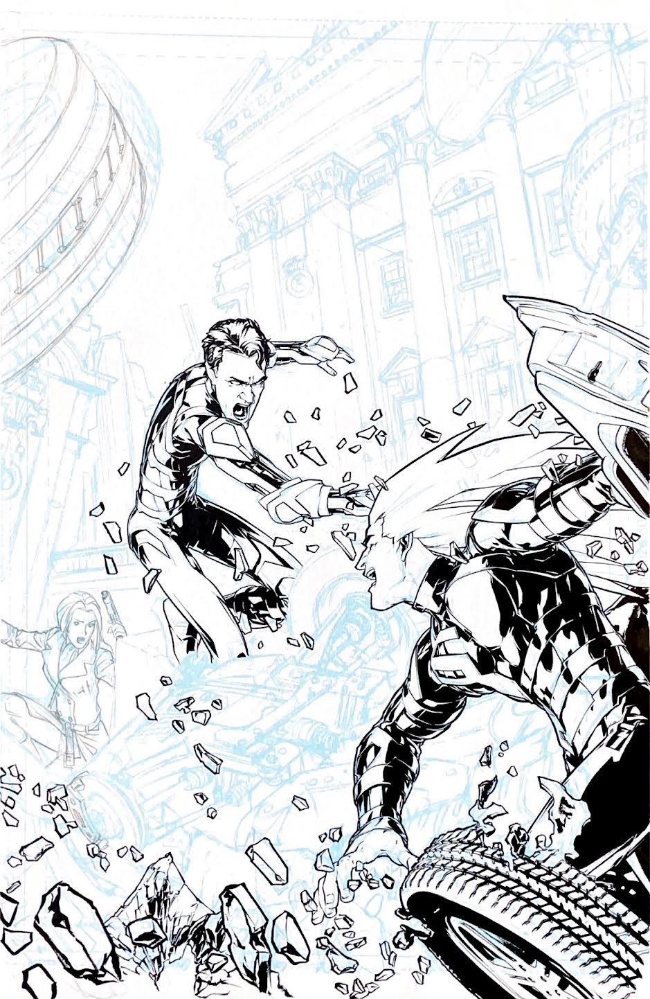 Gene Ha -Flashpoint: Project Superman Issue #3 Cover
