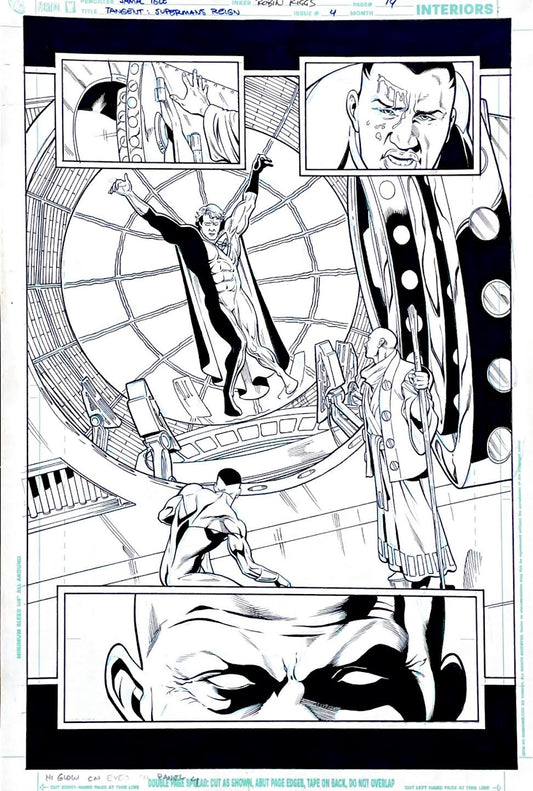 Jamal Igle- Tangent: Superman's Reign  - Issue 4 - Page 14 Pencils by Jamal Igle, inks by Robin Giggs