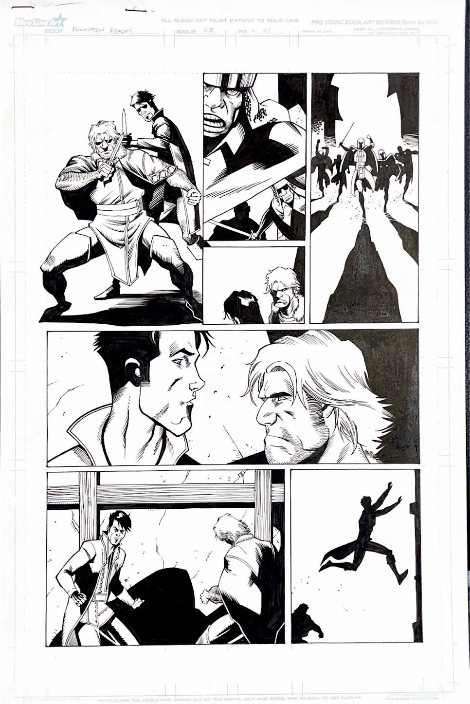 Lee Ferguson: The Forgotten Realms in "Dungeons & Dragons: Issue #1 - Page 2- Pencils by Lee Ferguson, inks by SAL BUSCEMA
