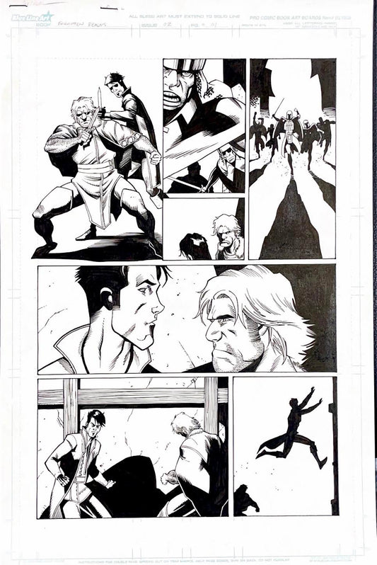 Lee Ferguson: The Forgotten Realms in "Dungeons & Dragons: Issue #1 - Page 2- Pencils by Lee Ferguson, inks by SAL BUSCEMA