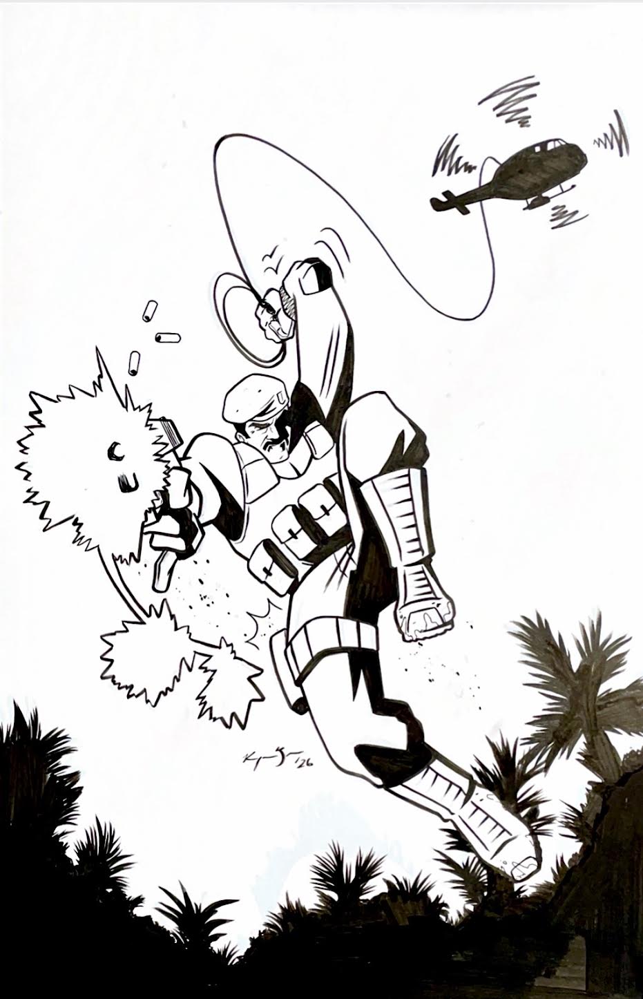 Raymar Brunson - G.I. Joe Stalker - Pin-UP / Fan Art