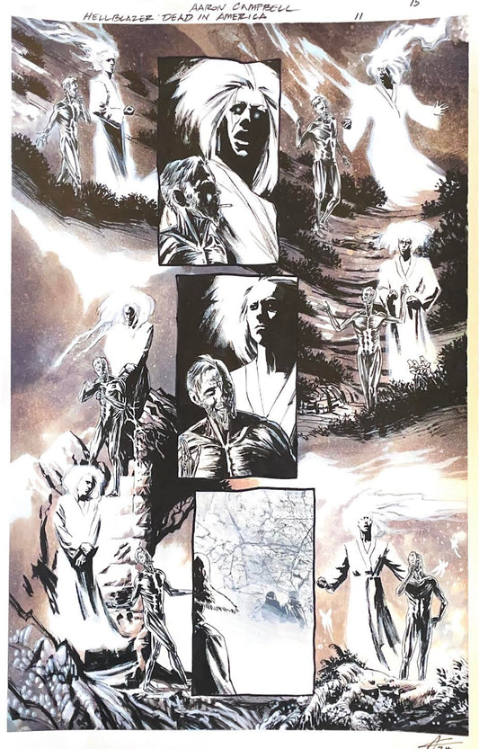 Aaron Campbell - Hellblazer : Dead in America Issue 11 -  Page # 15