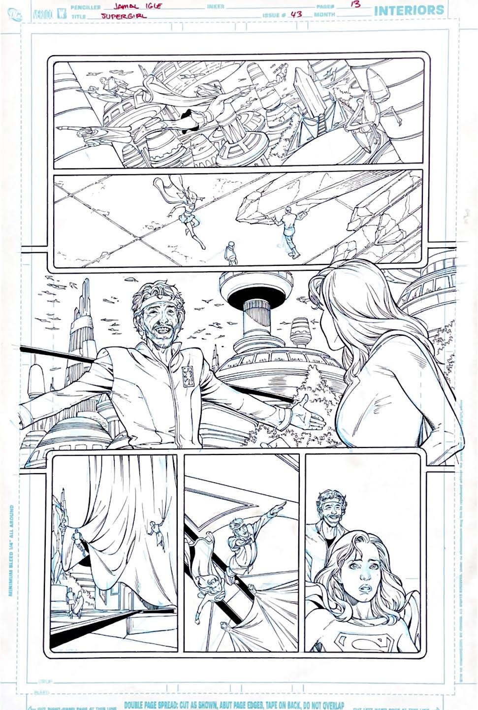 Jamal Igle- SUPERGIRL - Issue 43 - Page 13