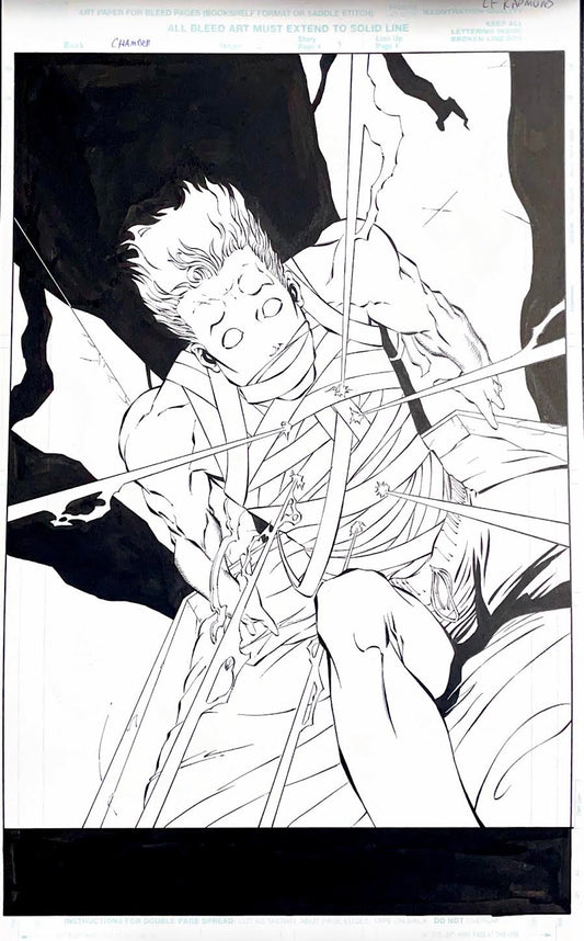 Lee Ferguson: X- Men/ Chamber Issue #2 - Page 3 Pencils by Lee Ferguson, inks by Norm Rapmund