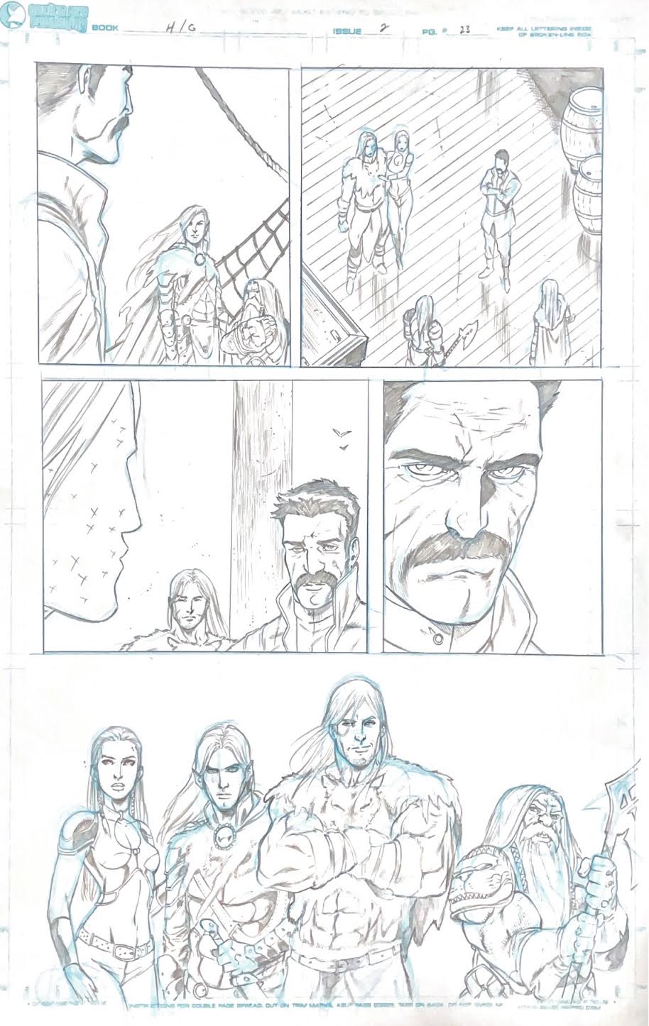 Tim Seeley - Forgotten Realms: The Halfling's Gem Issue 3 page #2 / Issue 2 Page# 23