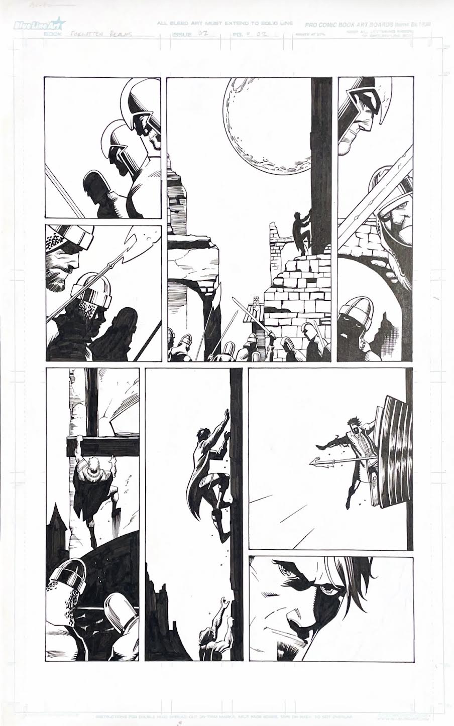 Lee Ferguson: The Forgotten Realms in "Dungeons & Dragons: Issue #2 - Page 2- Pencils by Lee Ferguson, inks by SAL BUSCEMA