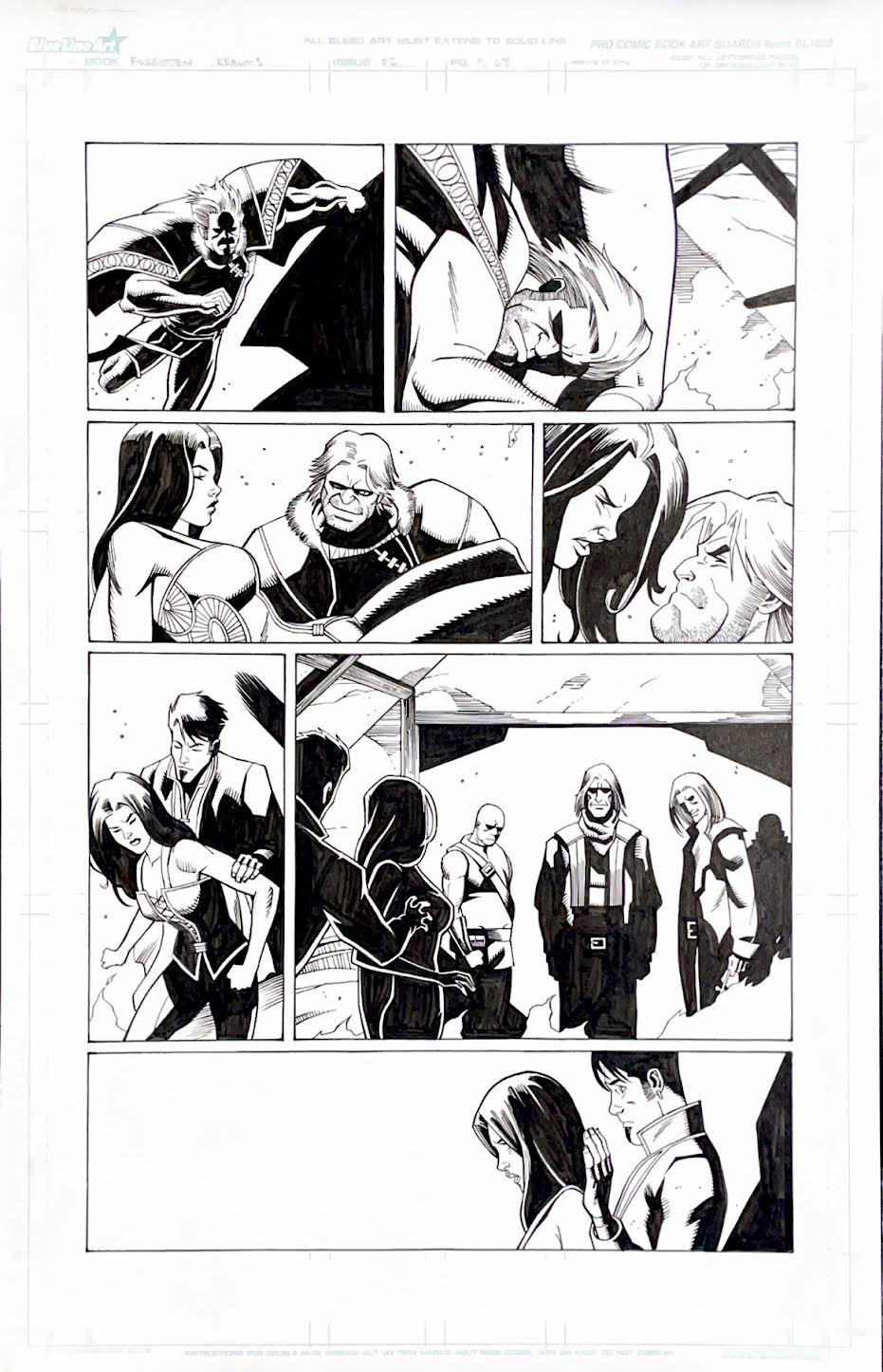 Lee Ferguson: The Forgotten Realms in "Dungeons & Dragons: Issue #2 - Page 8 - Pencils by Lee Ferguson, inks by  Sal Buscema