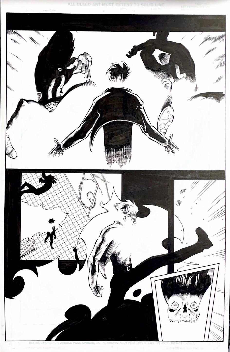 Lee Ferguson: X- Men/ Chamber Issue #4 - Page 8 - Pencils by Lee Ferguson, inks by Norm Rapmund