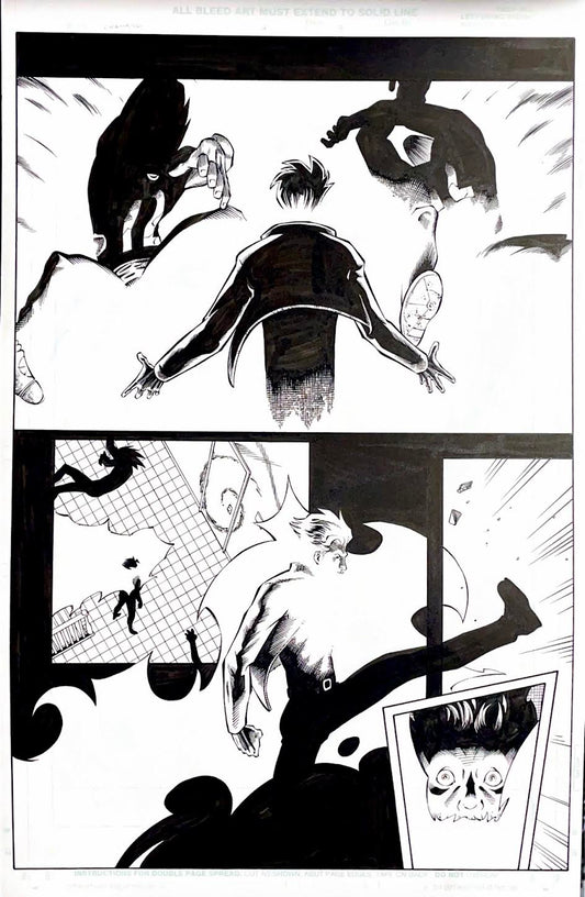 Lee Ferguson: X- Men/ Chamber Issue #4 - Page 8 - Pencils by Lee Ferguson, inks by Norm Rapmund