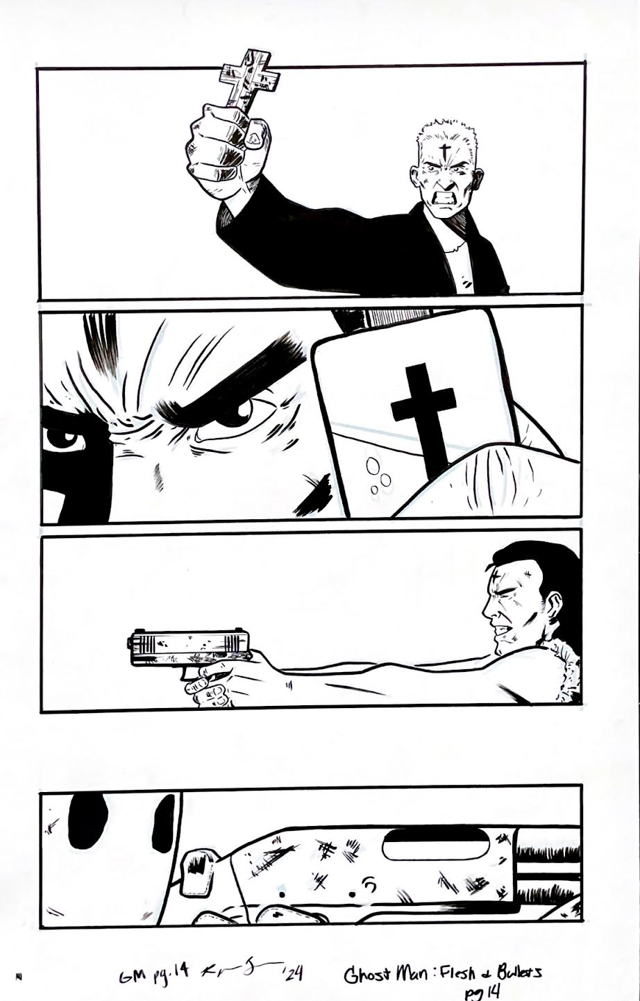 Raymar Brunson - Ghost Man: Flesh and Bullets- Issue #2 Page # 14