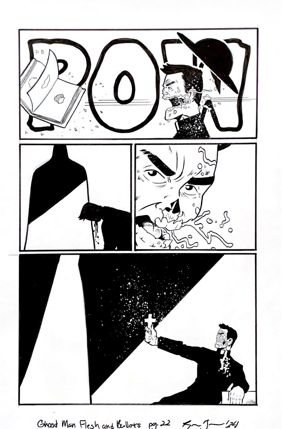 Raymar Brunson - Ghost Man: Flesh and Bullets- Issue #2 Page # 22