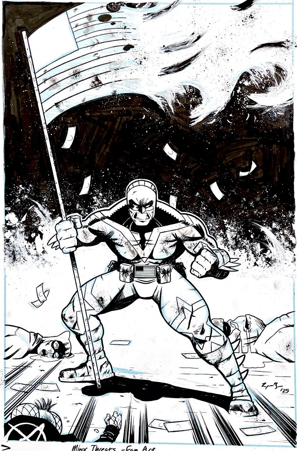 Raymar Brunson - Minor Threats - FAN ART.