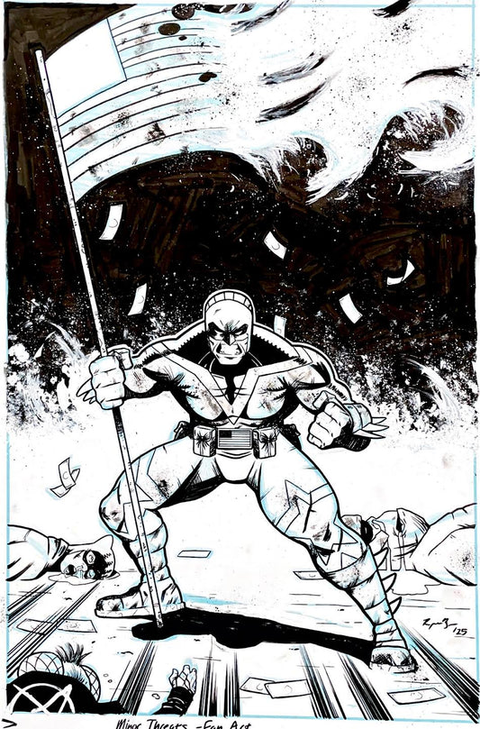 Raymar Brunson - Minor Threats - FAN ART.