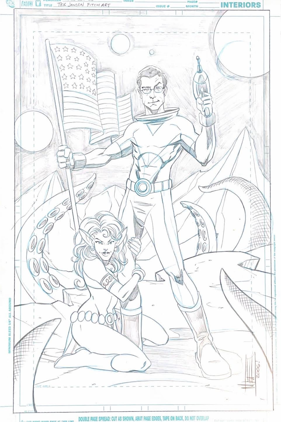 Mike Norton -  Tek Jansen Pitch art.