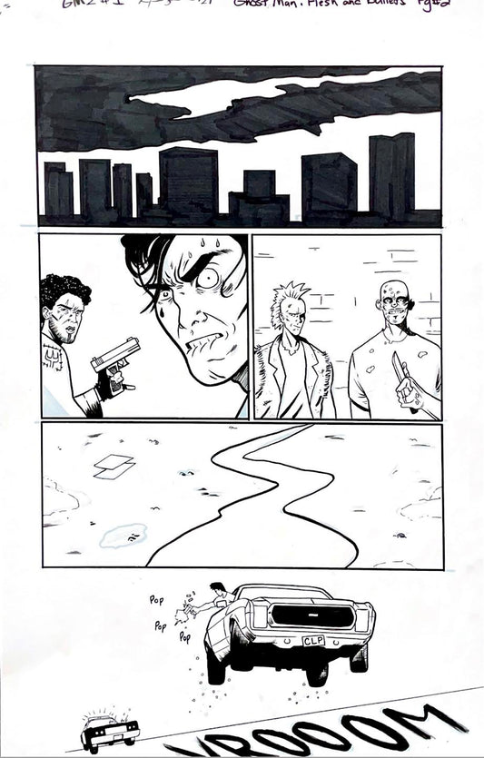 Raymar Brunson - Ghost Man: Flesh and Bullets- Issue #2 Page # 2