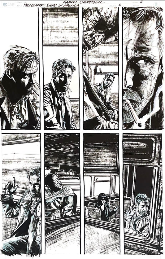 Aaron Campbell -  Hellblazer:  Dead in America Issue 6 -  Page #11