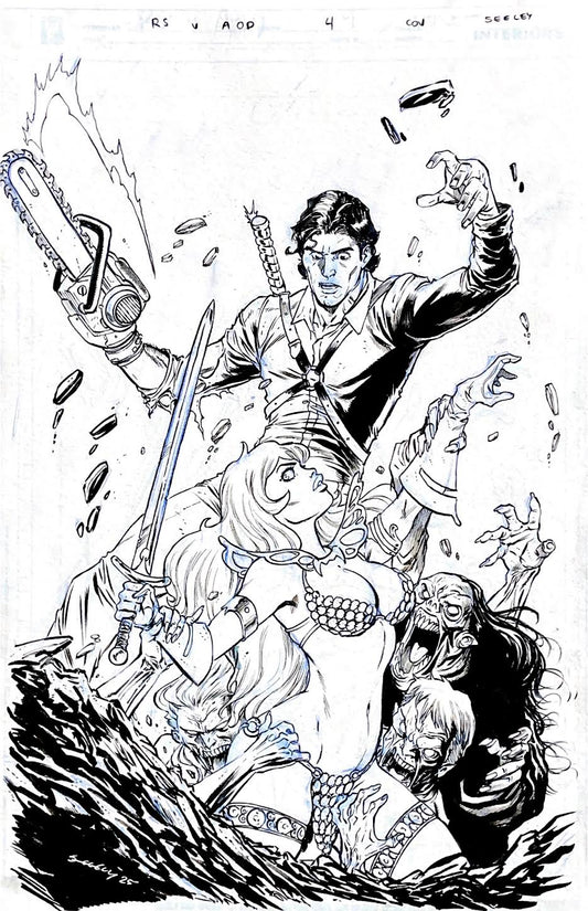 Tim Seeley - Red Sonja VS The Army of Darkness / Cover