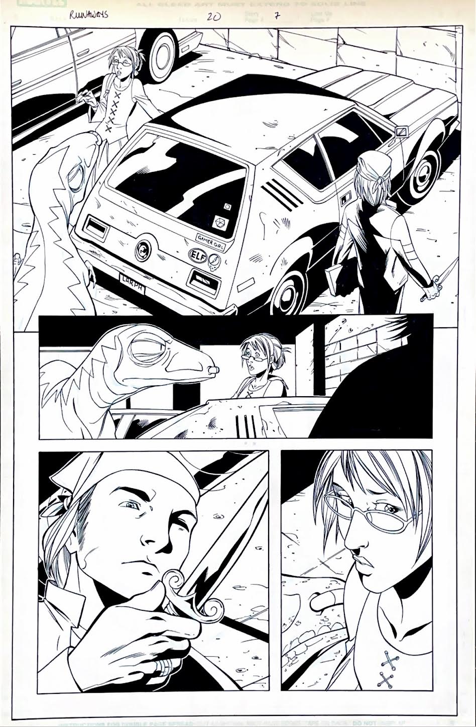 Mike Norton - Runaways - Issue# 20 - Page# 7