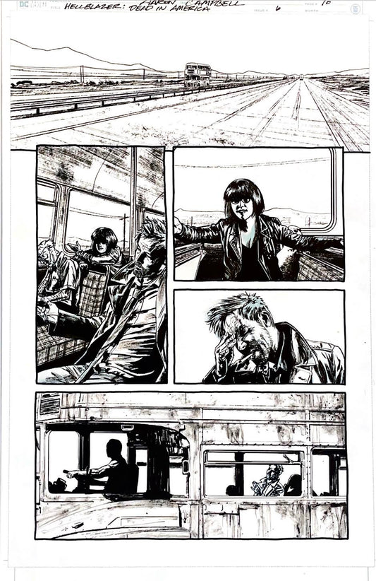 Aaron Campbell -  Hellblazer:  Dead in America Issue 6 -  Page #10