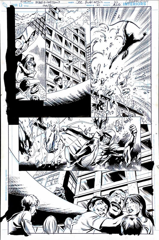 Mike Norton -Green Arrow & Black Canary- Issue 21- Page 10 Pencils by Mike Norton, inks by Joe Rubinstein